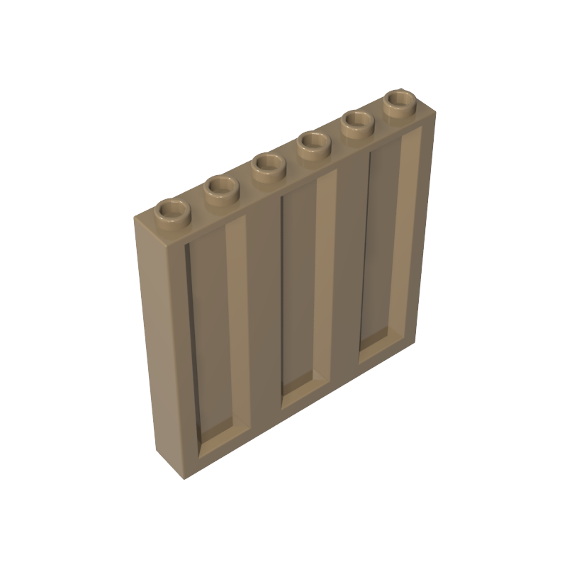 23405 | Panel 1 x 6 x 5 with Corrugated Profile