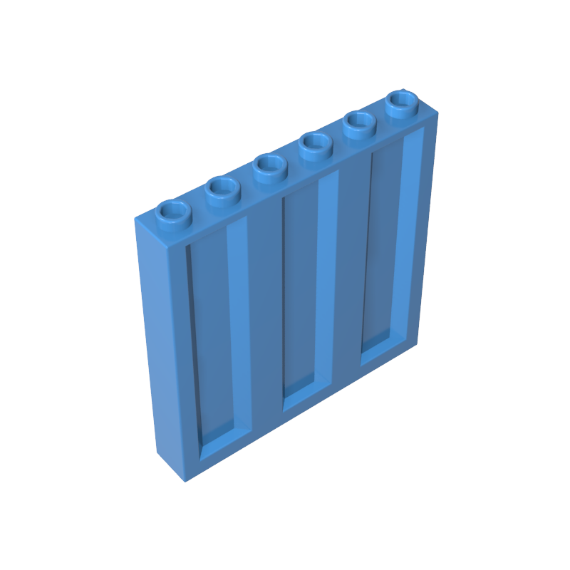 23405 | Panel 1 x 6 x 5 with Corrugated Profile