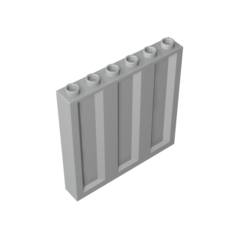 23405 | Panel 1 x 6 x 5 with Corrugated Profile