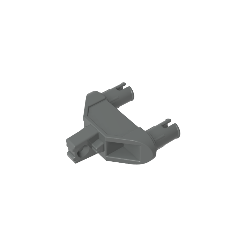 47973 | Hinge 1 x 3 with Two Pins, Locking 1 Finger - Round Pin Holes