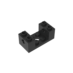 67446 | Technical Brick 2 x 4 x 1 1/3 with Axle Holes and 2 x 2 Cutout