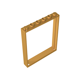 42205 | Window 1 x 6 x 6 Flat Front