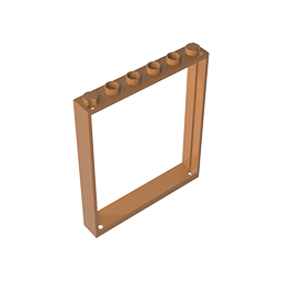 42205 | Window 1 x 6 x 6 Flat Front