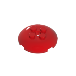 65138 | Brick, Round 4 x 4 x 2/3 Dome Top with Hole
