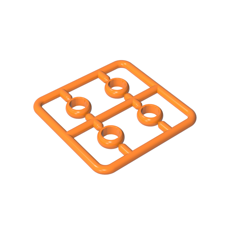 11010 | Figure, Utensil Ring 1 x 1 , 4 on Sprue
