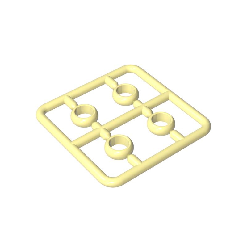 11010 | Figure, Utensil Ring 1 x 1 , 4 on Sprue