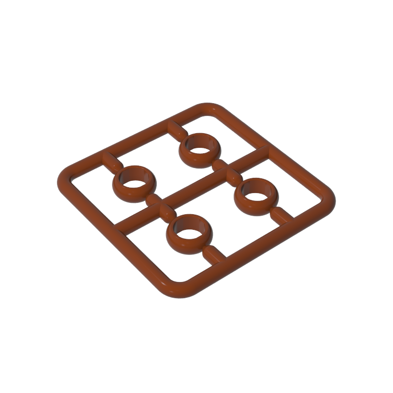 11010 | Figure, Utensil Ring 1 x 1 , 4 on Sprue