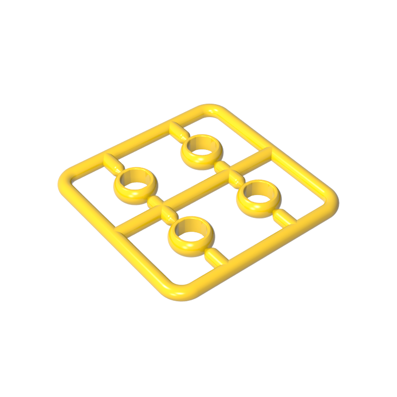 11010 | Figure, Utensil Ring 1 x 1 , 4 on Sprue