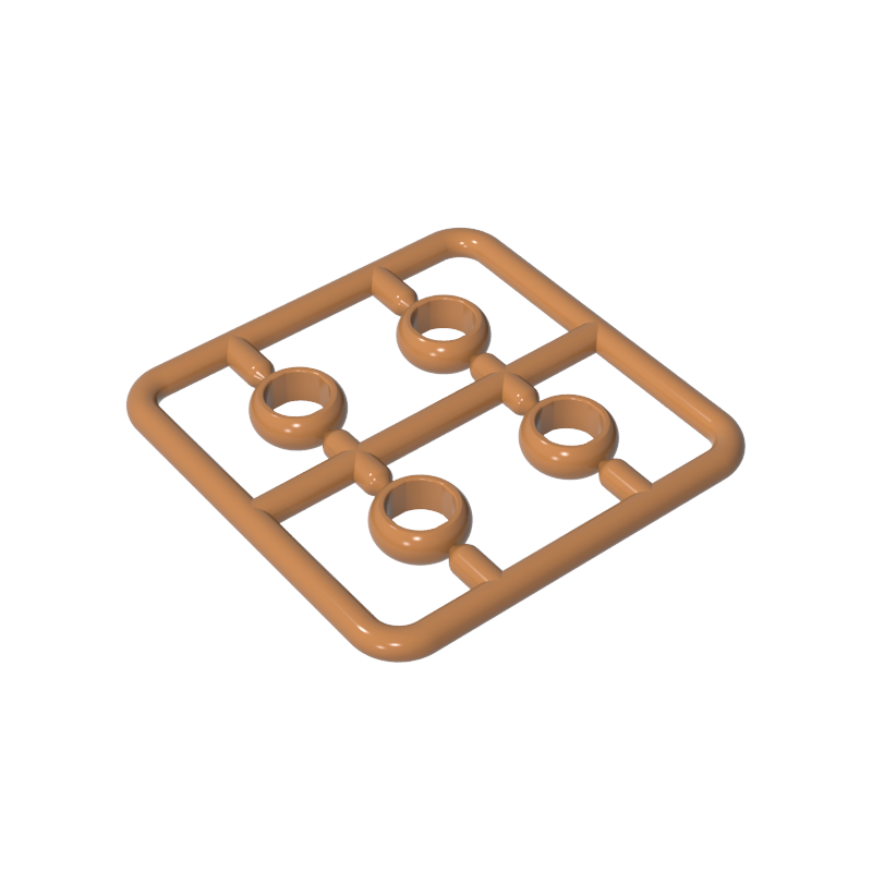 11010 | Figure, Utensil Ring 1 x 1 , 4 on Sprue