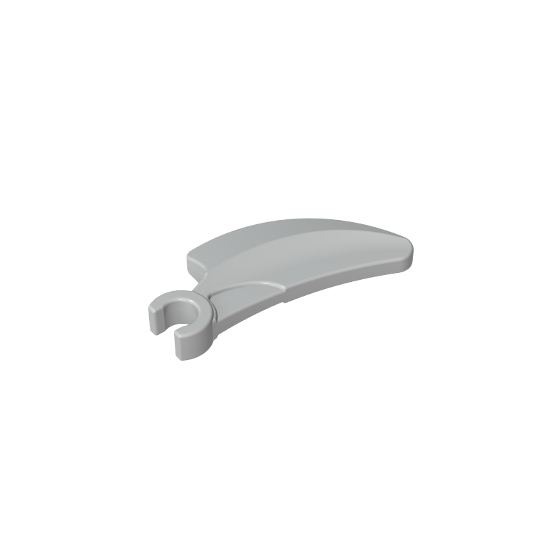 16770 | Barb / Claw / Horn / Tooth with Clip, Curved