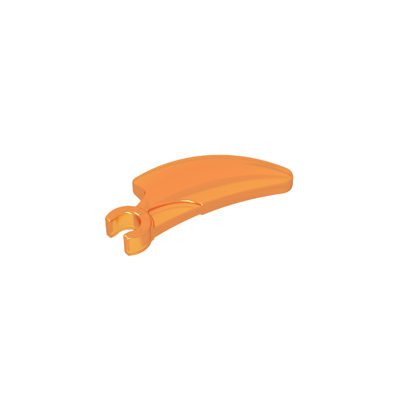 16770 | Barb / Claw / Horn / Tooth with Clip, Curved