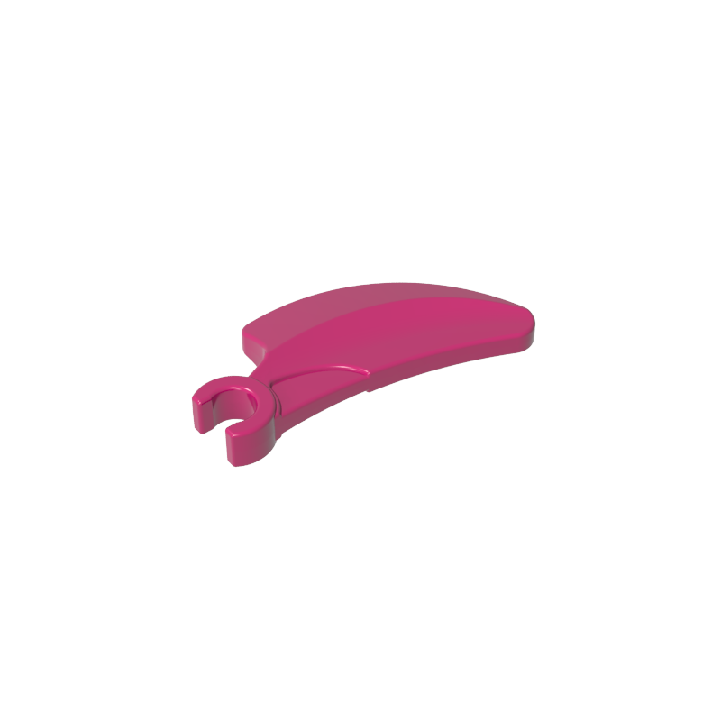 16770 | Barb / Claw / Horn / Tooth with Clip, Curved
