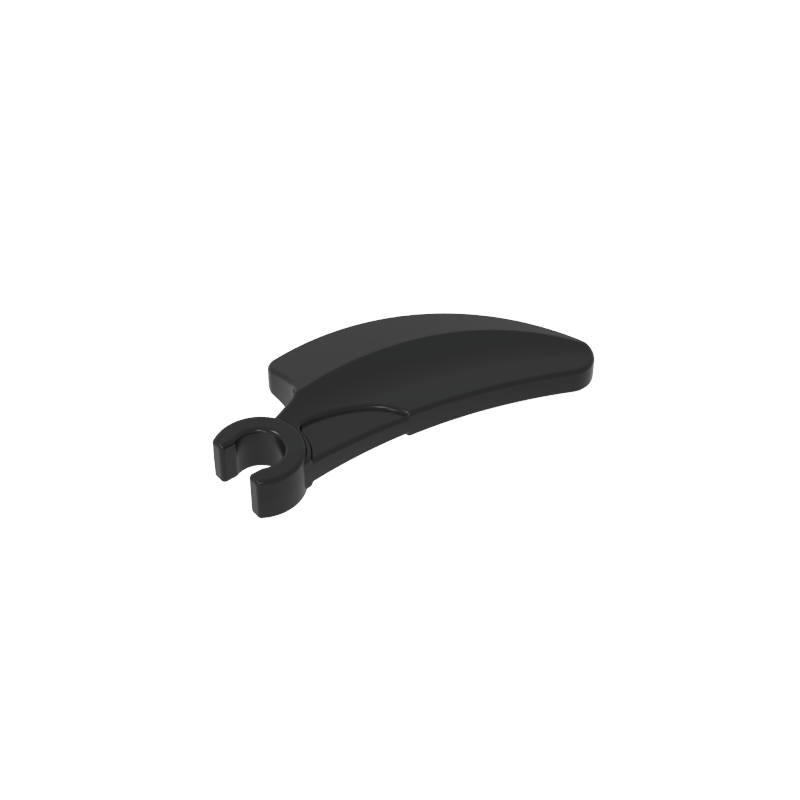 16770 | Barb / Claw / Horn / Tooth with Clip, Curved