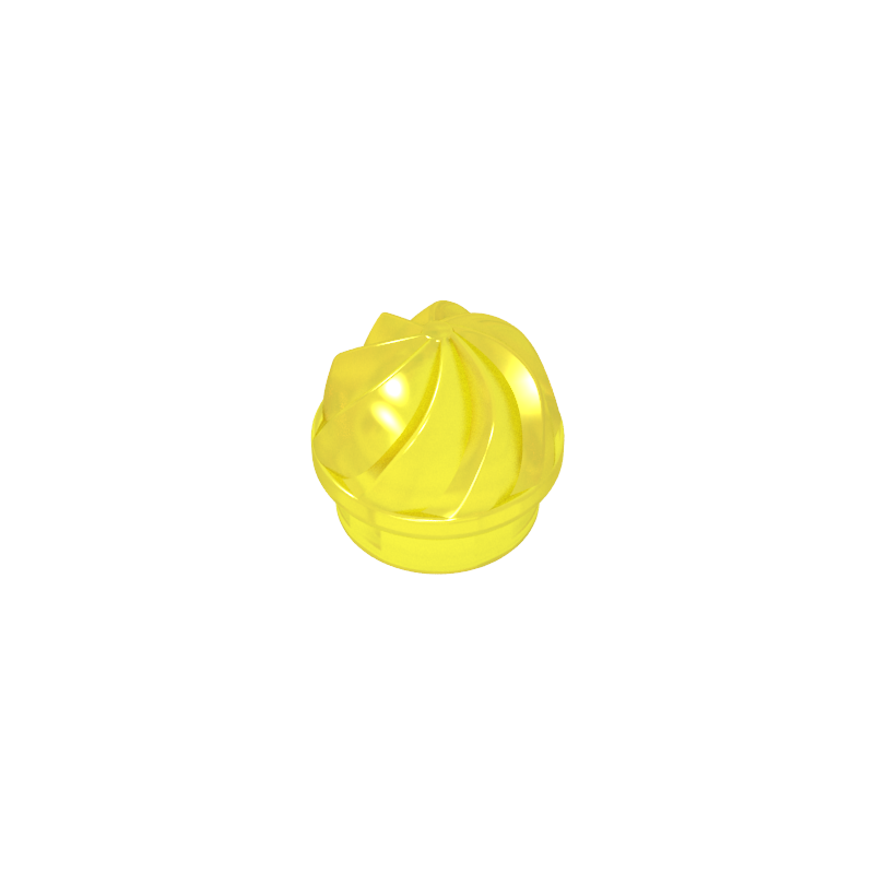 15470 | Plate, Round 1 x 1 with Vertical Swirl / Twist
