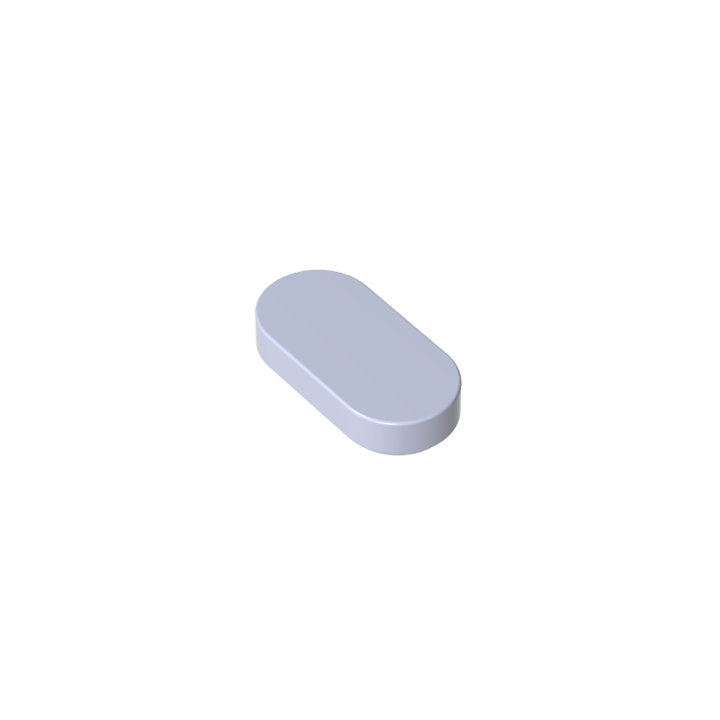 1126 | Tile, Round 1 x 2 Oval