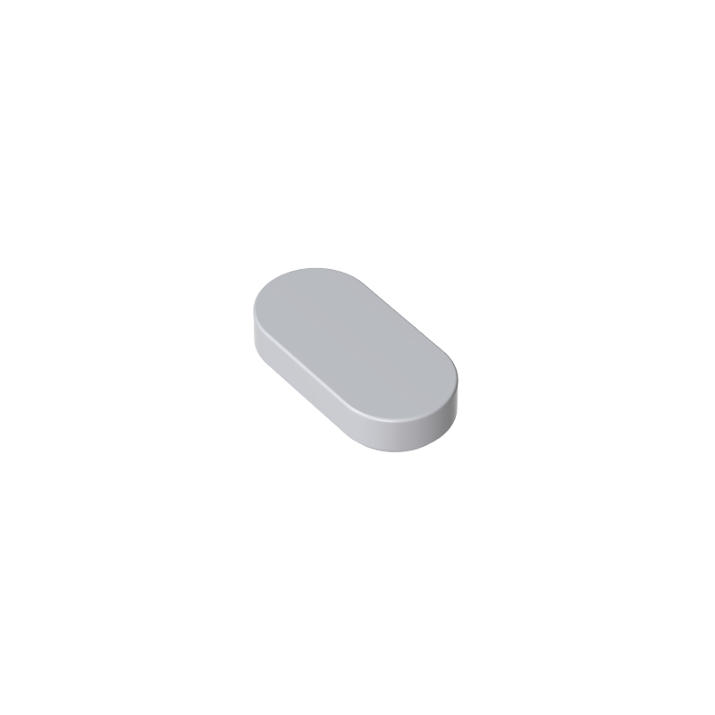 1126 | Tile, Round 1 x 2 Oval