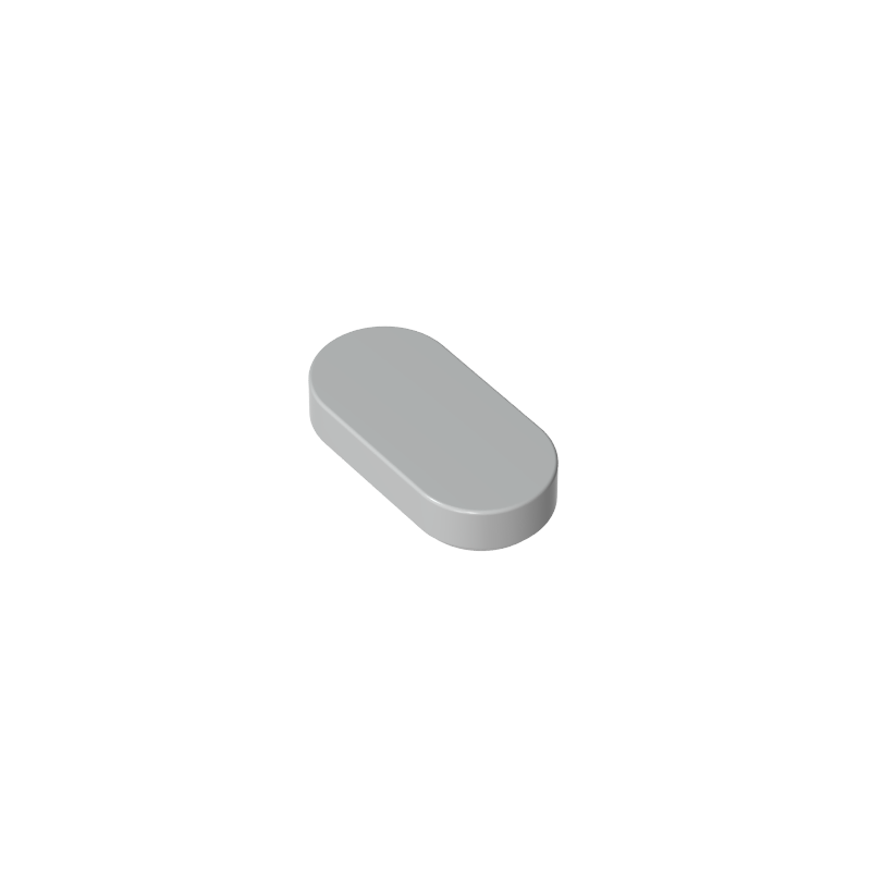 1126 | Tile, Round 1 x 2 Oval