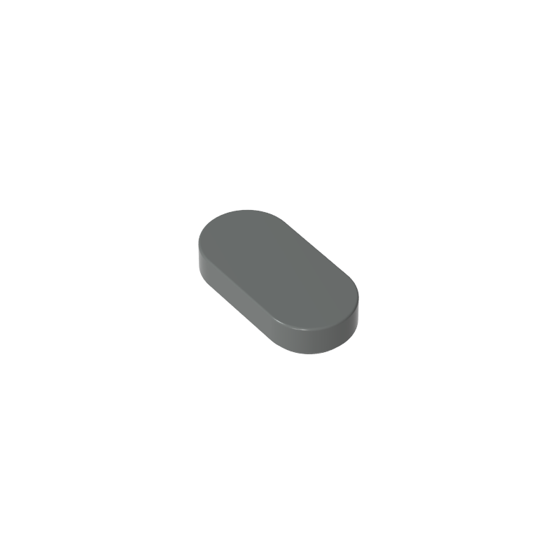 1126 | Tile, Round 1 x 2 Oval