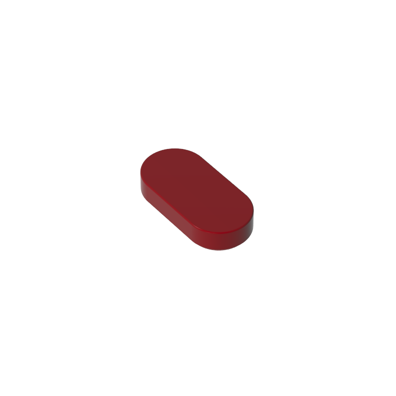 1126 | Tile, Round 1 x 2 Oval
