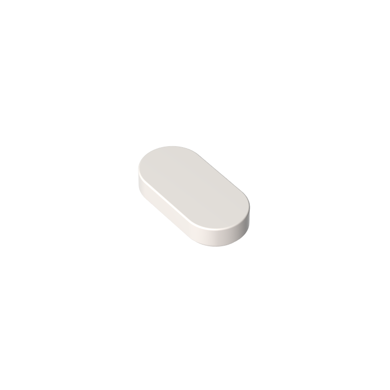 1126 | Tile, Round 1 x 2 Oval