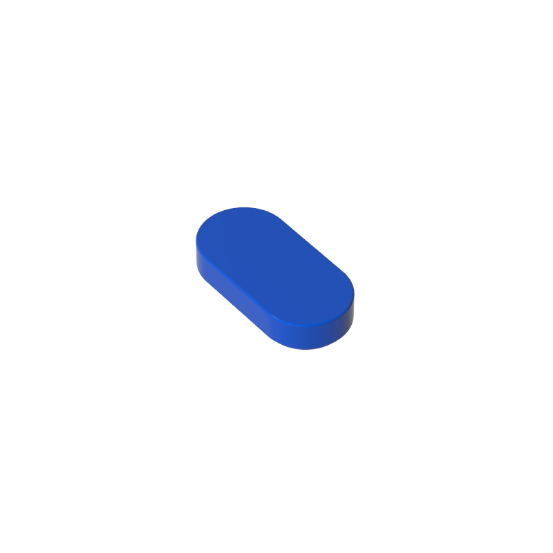 1126 | Tile, Round 1 x 2 Oval