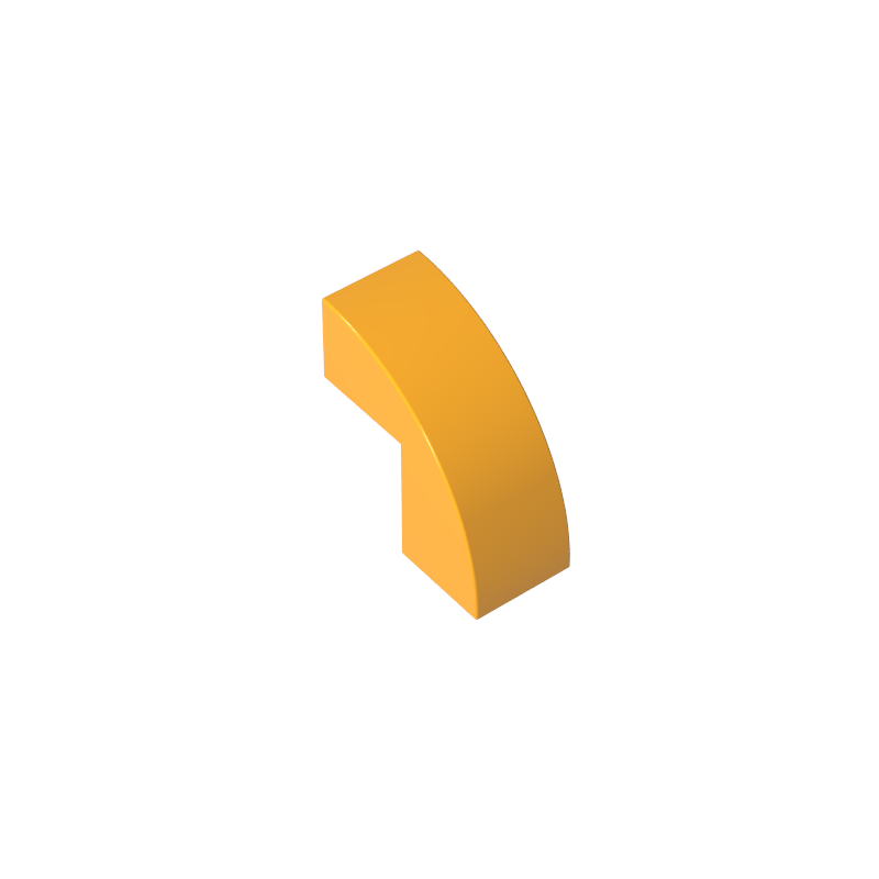 5907 | Slope, Curved 2 x 1 x 1 2/3