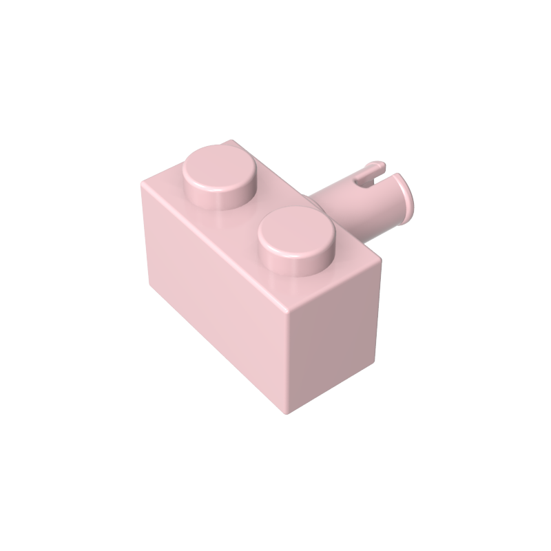 2458 | Brick, Modified 1 x 2 with Pin