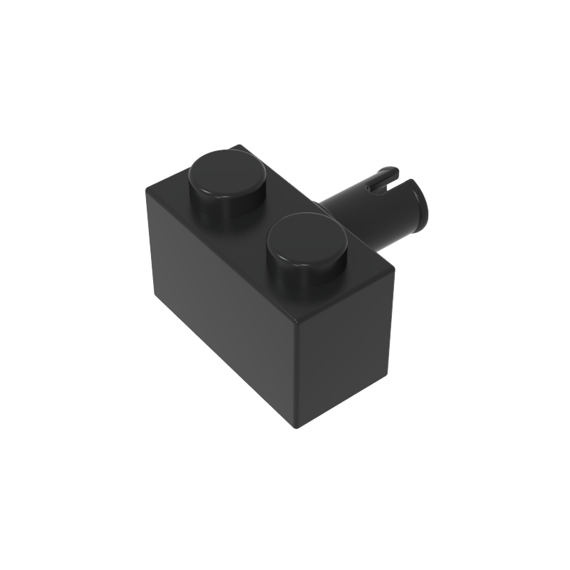 2458 | Brick, Modified 1 x 2 with Pin