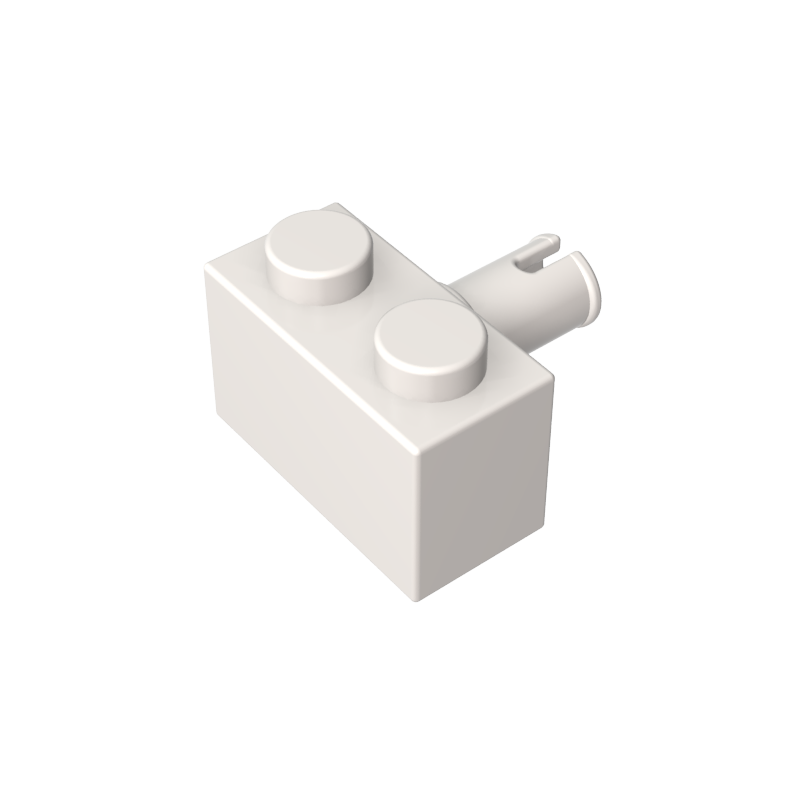 2458 | Brick, Modified 1 x 2 with Pin