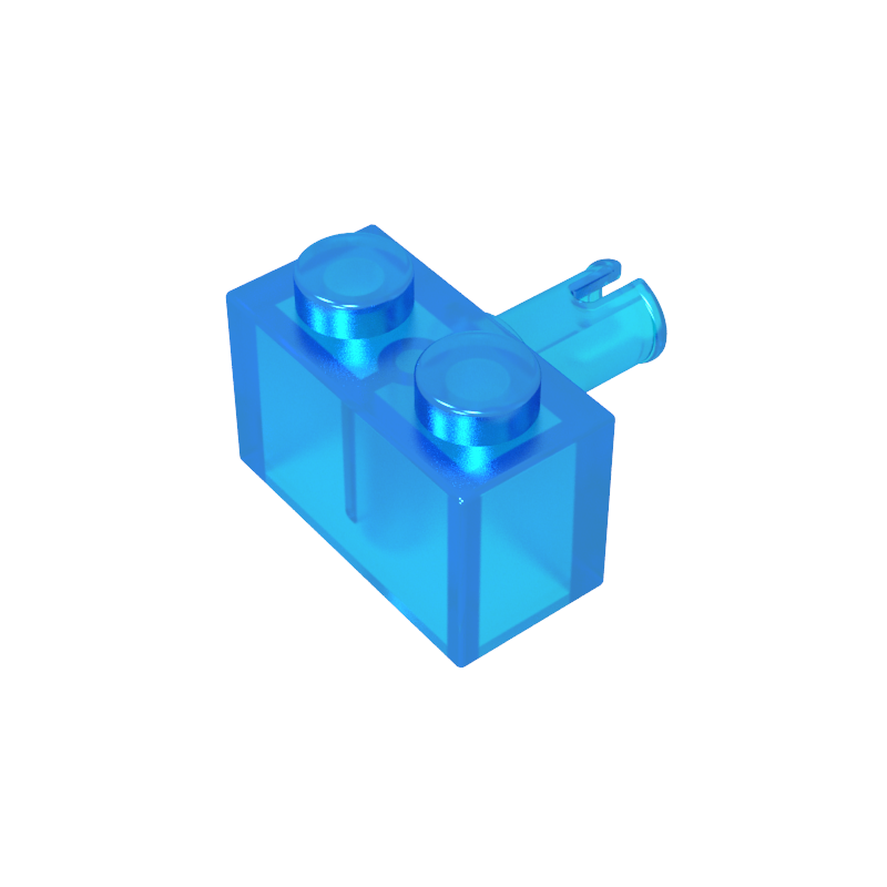 2458 | Brick, Modified 1 x 2 with Pin