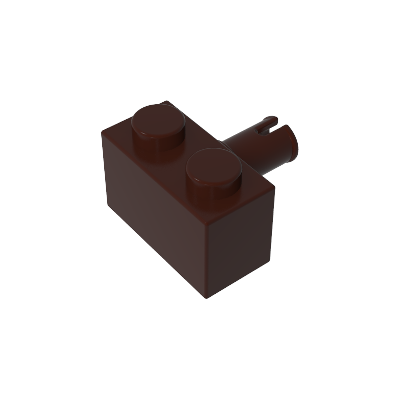 2458 | Brick, Modified 1 x 2 with Pin