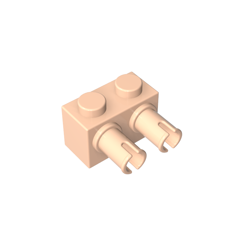 30526 | Brick, Modified 1 x 2 with Pins