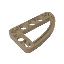 32250 | Technical Beam Modified L-Shape Quarter Ellipse Thin 3 x 5