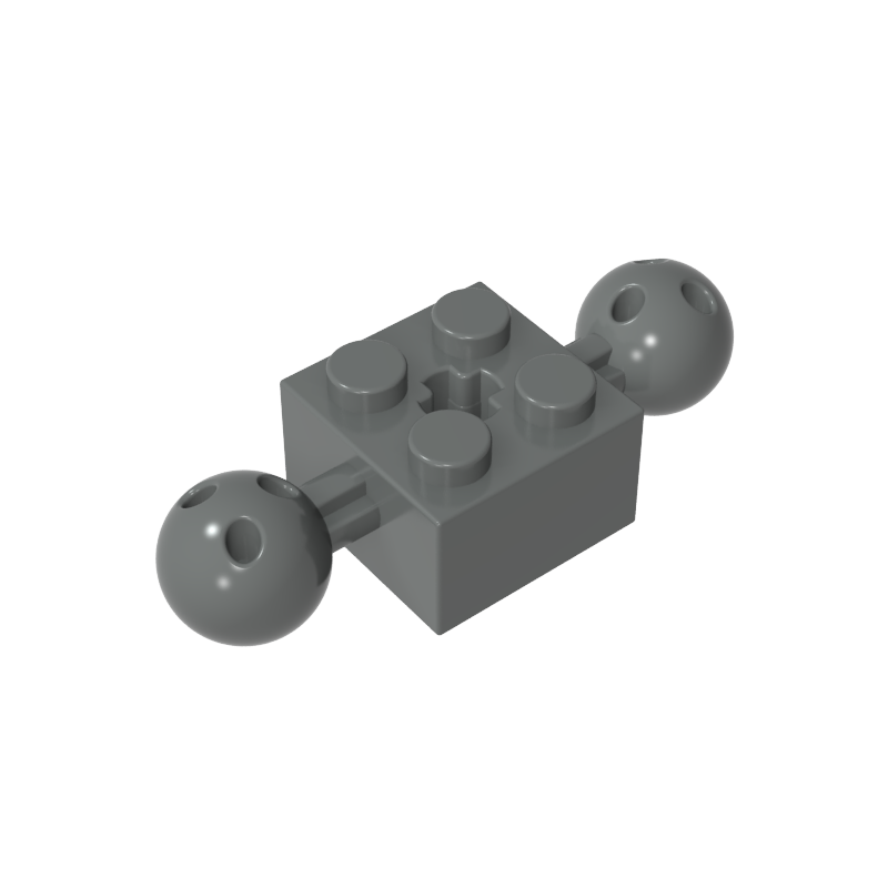 17114 | Technical Brick Modified 2 x 2 with 2 Ball Joints and Axle Hole