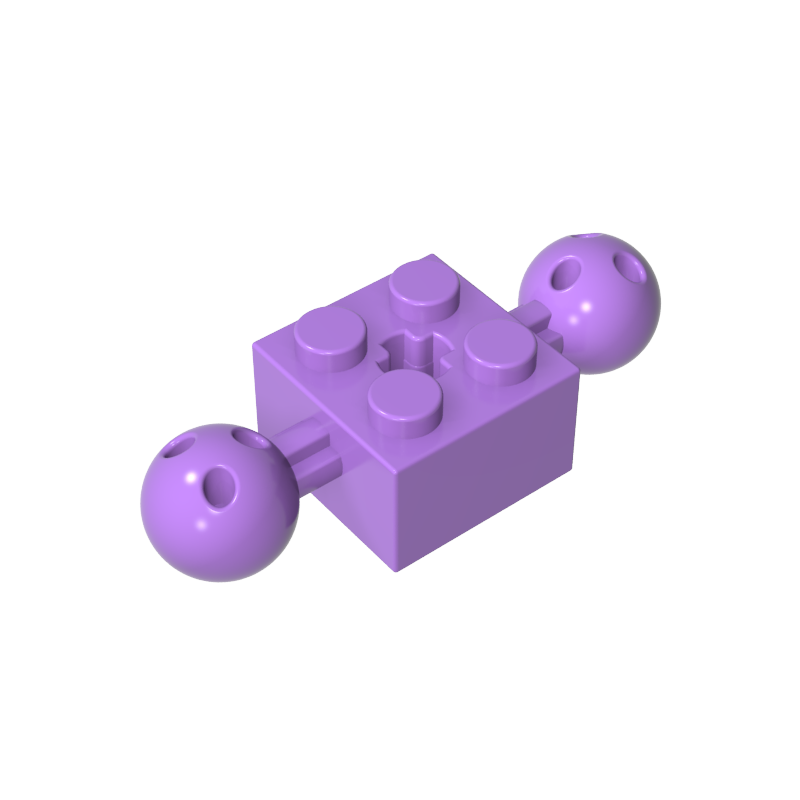 17114 | Technical Brick Modified 2 x 2 with 2 Ball Joints and Axle Hole