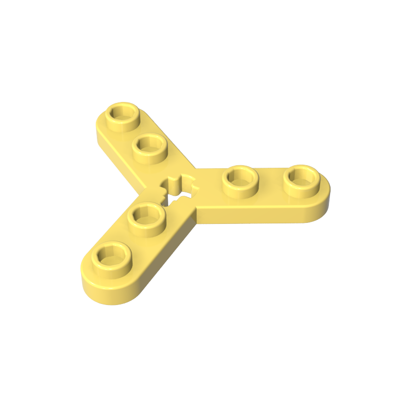 32125 | Technical Plate Rotor 3 Blade with Smooth Ends and 6 Studs (Propeller)