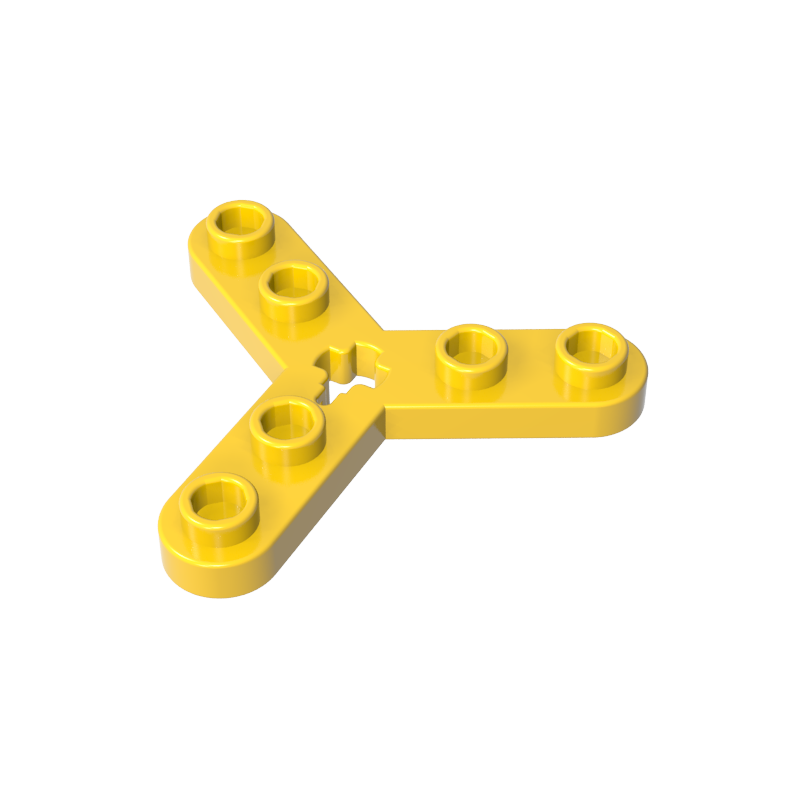 32125 | Technical Plate Rotor 3 Blade with Smooth Ends and 6 Studs (Propeller)
