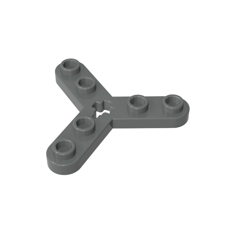 32125 | Technical Plate Rotor 3 Blade with Smooth Ends and 6 Studs (Propeller)