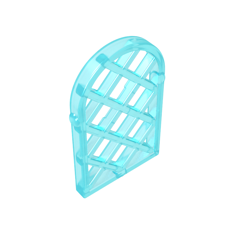 30046 | Pane for Window 1 x 2 x 2 2/3 Lattice Diamond with Rounded Top