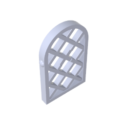 30046 | Pane for Window 1 x 2 x 2 2/3 Lattice Diamond with Rounded Top