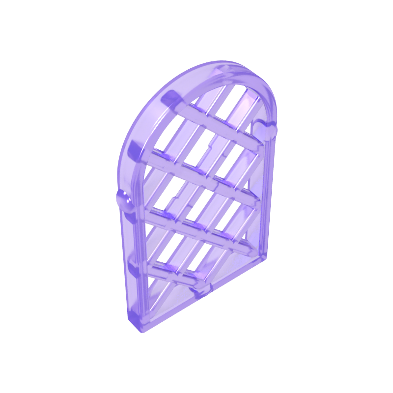 30046 | Pane for Window 1 x 2 x 2 2/3 Lattice Diamond with Rounded Top