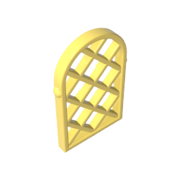 30046 | Pane for Window 1 x 2 x 2 2/3 Lattice Diamond with Rounded Top