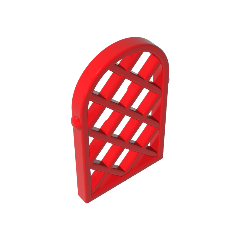 30046 | Pane for Window 1 x 2 x 2 2/3 Lattice Diamond with Rounded Top