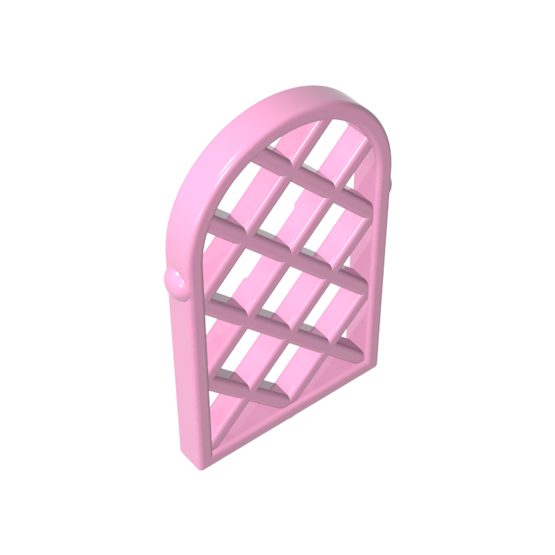 30046 | Pane for Window 1 x 2 x 2 2/3 Lattice Diamond with Rounded Top