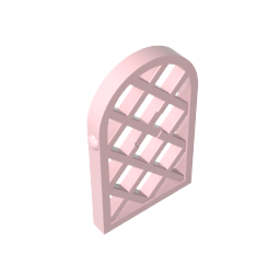 30046 | Pane for Window 1 x 2 x 2 2/3 Lattice Diamond with Rounded Top