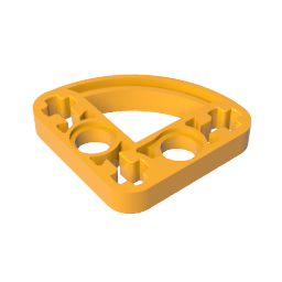 32249 | Technical Beam Modified L-Shape Quarter Ellipse Thin 3 x 3