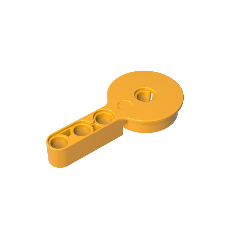 44225 | Technical Rotation Joint Disk with Large Pin and 3L Beam Thick