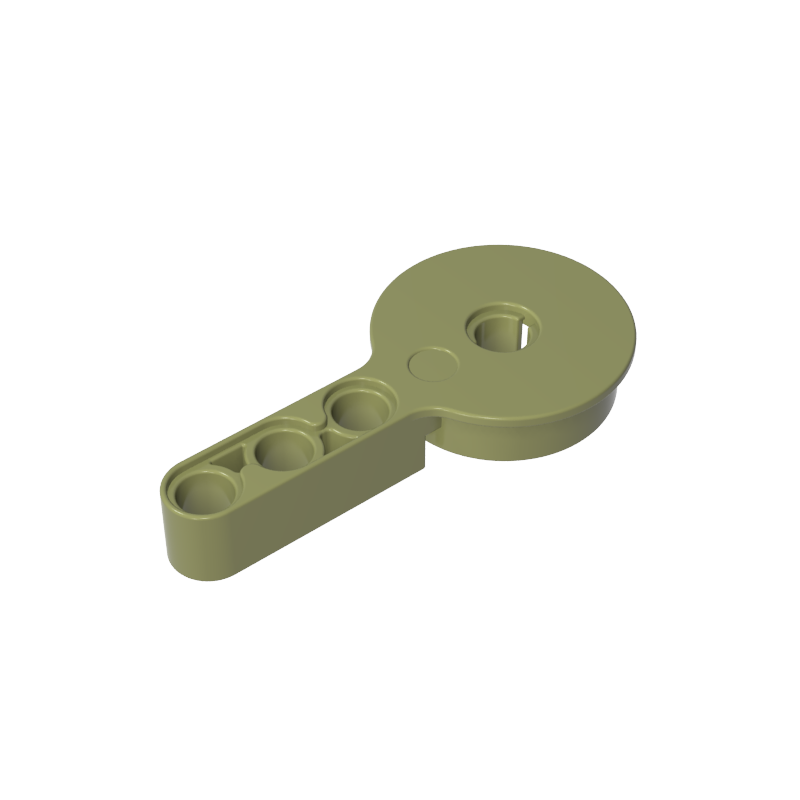 44225 | Technical Rotation Joint Disk with Large Pin and 3L Beam Thick