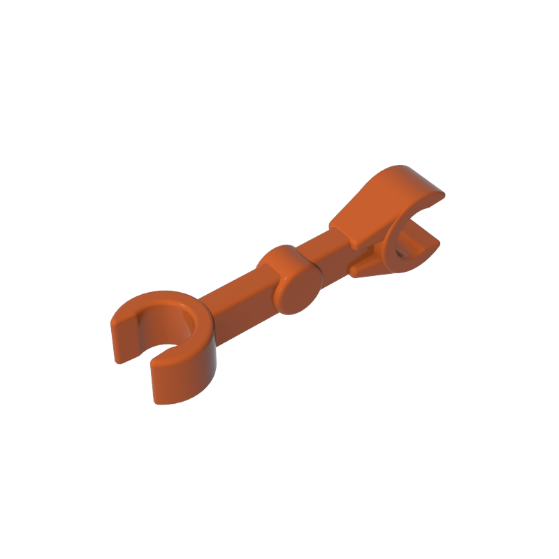 59230 | Arm Mechanical, Straight with Clips at 90 degrees (Vertical Grip)