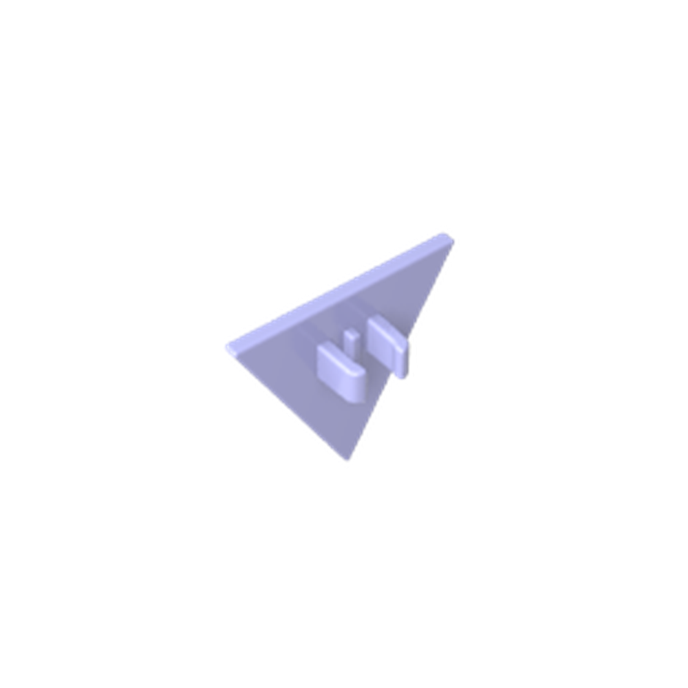 30259a | Road Sign 2 x 2 Triangle with Clip